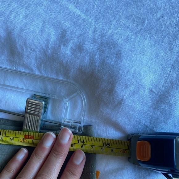 Aritzia Babaton Women’s Halston Pants Olive Green Size 8 Cropped Wide Leg - Picture 6 of 10